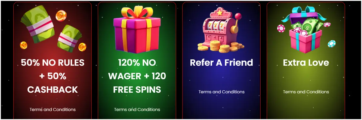 Betty Wins CAsino Bonuses and Promotions