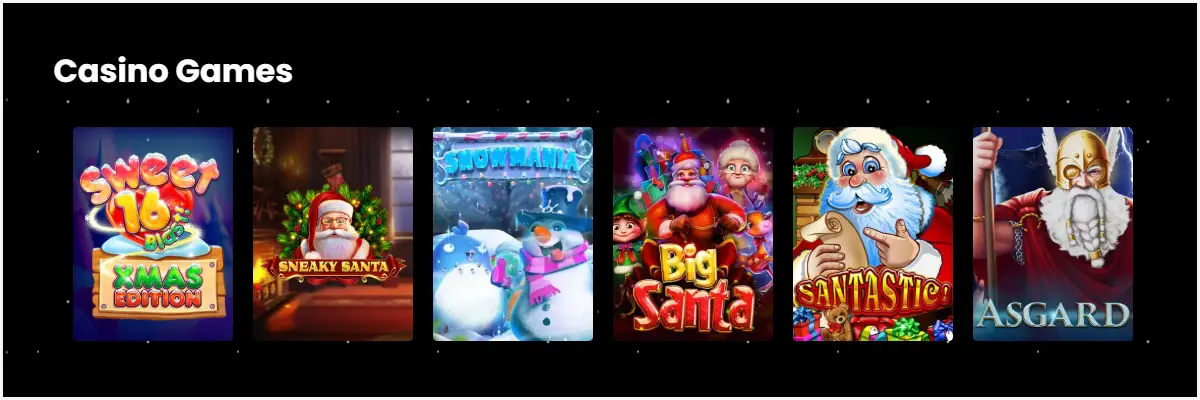 Games Selection at Betty Wins Casino