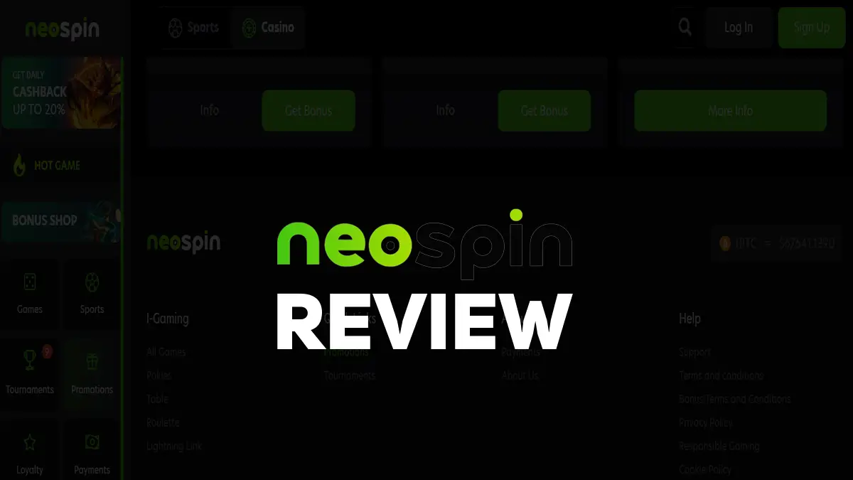 NEOSPIN Casino Review | Games and Bonuses Australia