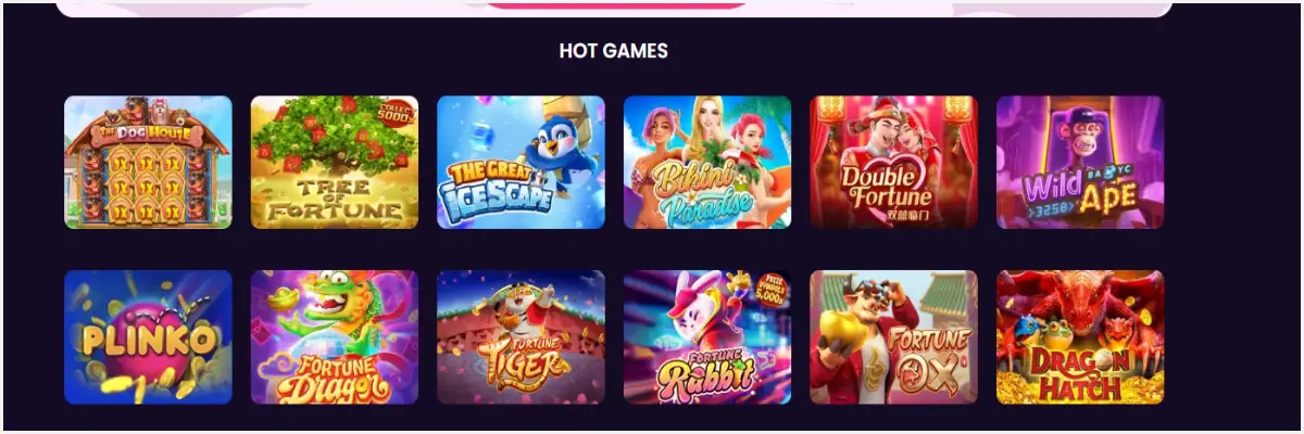 Spin Galaxy Casino Games Selection
