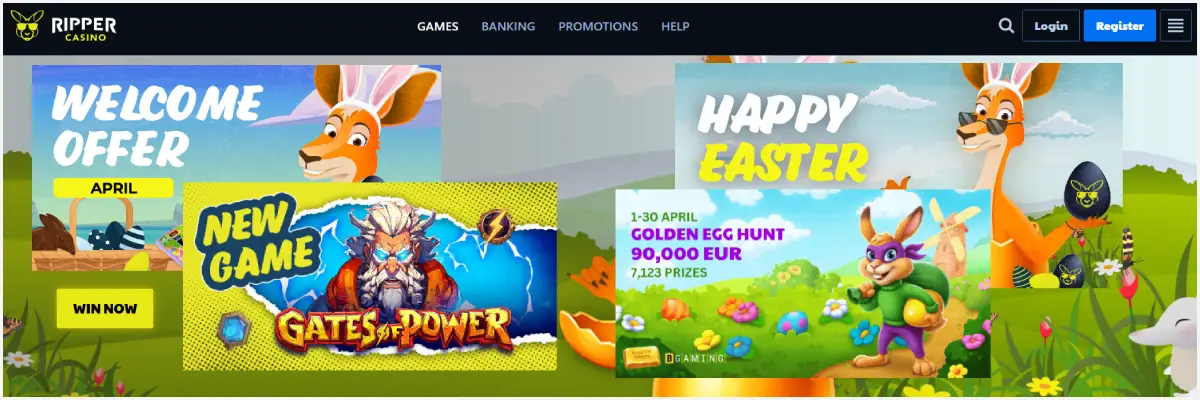 Ripper Casino Bonuses and Promotions