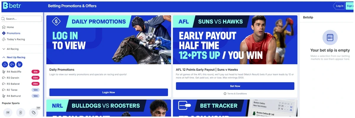 Betr Bonuses and Promotions