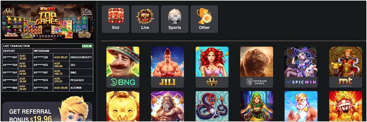 Game Selection at Winx96