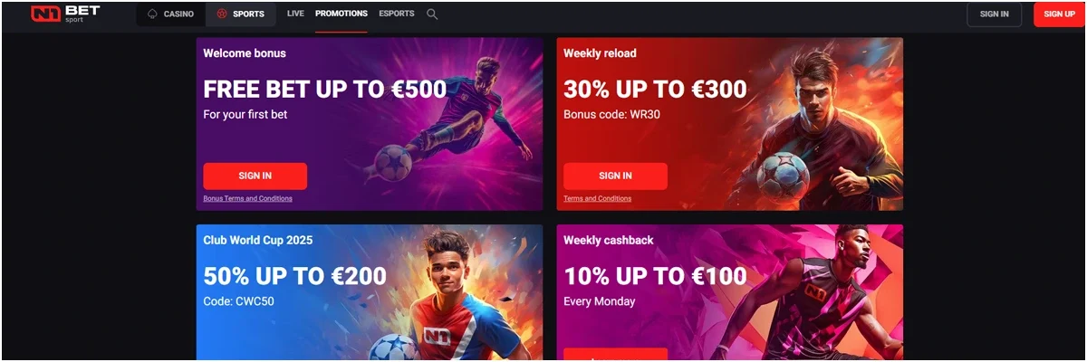 N1 Bet Casino Bonuses and Promotions