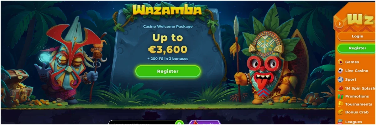 Overview of Wazamba Casino